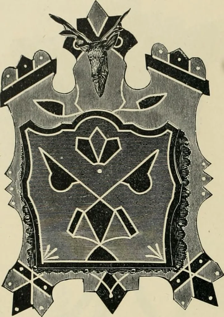 An illustration from Mouldings, mirrors, pictures and frames., 1884, leaf 207