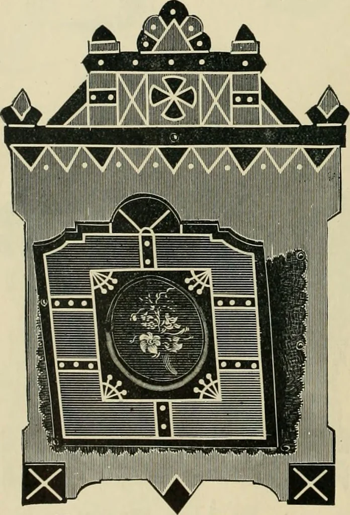 An illustration from Mouldings, mirrors, pictures and frames., 1884, leaf 207