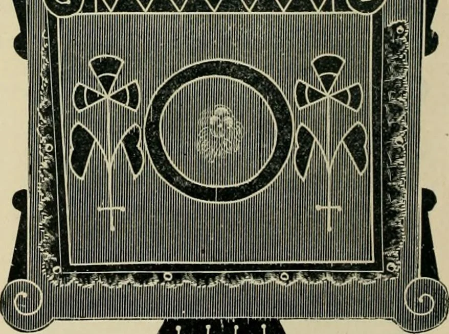 An illustration from Mouldings, mirrors, pictures and frames., 1884, leaf 207