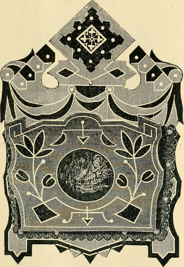 An illustration from Mouldings, mirrors, pictures and frames., 1884, leaf 208