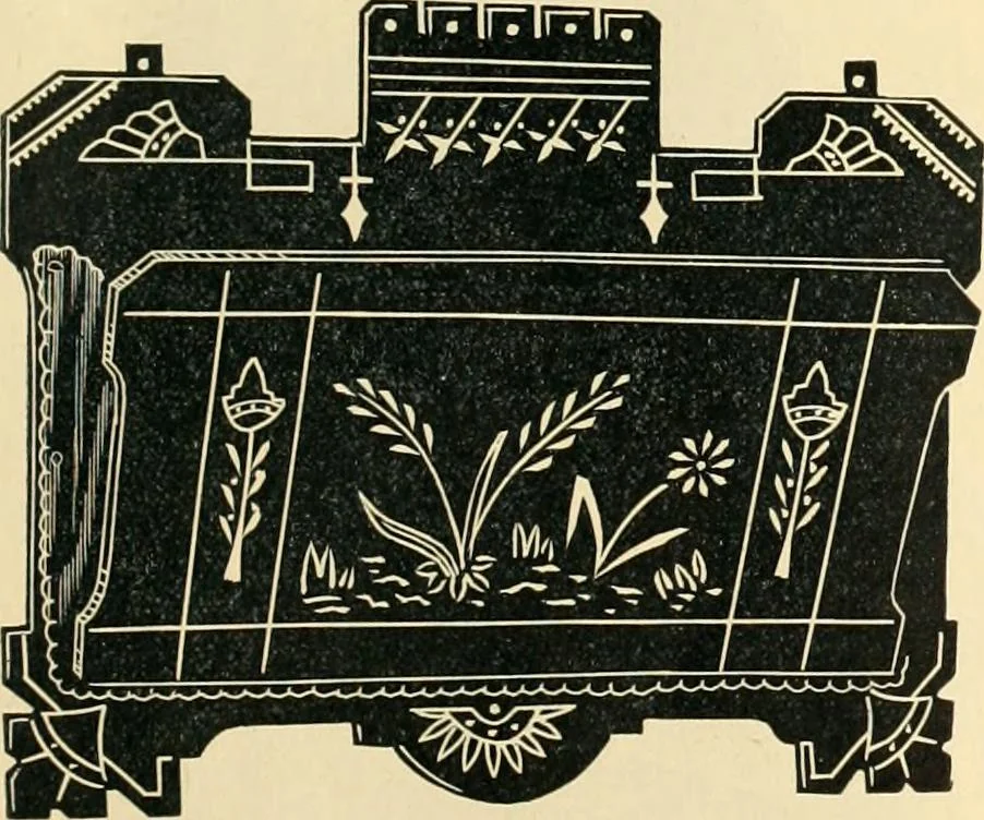 An illustration from Mouldings, mirrors, pictures and frames., 1884, leaf 208