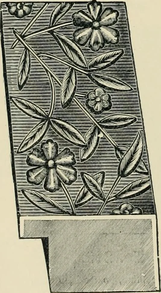 An illustration from Mouldings, mirrors, pictures and frames., 1884, leaf 21
