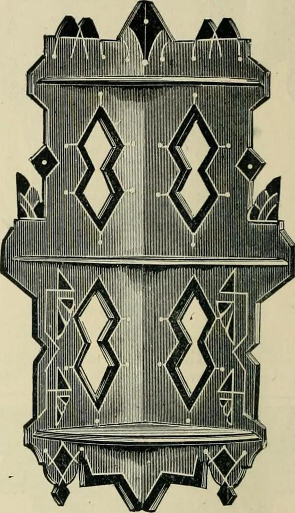 An illustration from Mouldings, mirrors, pictures and frames., 1884, leaf 211