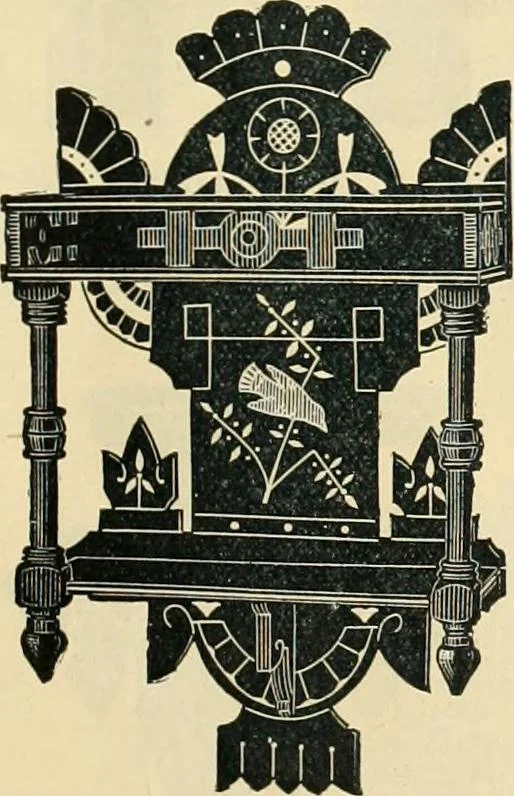 An illustration from Mouldings, mirrors, pictures and frames., 1884, leaf 212