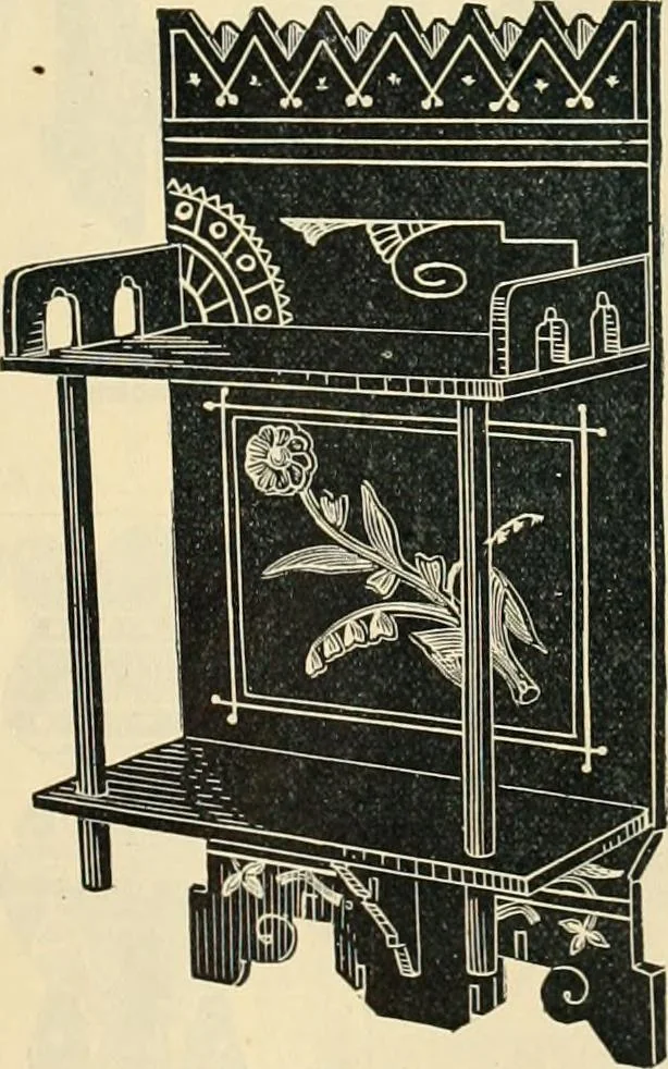 An illustration from Mouldings, mirrors, pictures and frames., 1884, leaf 212