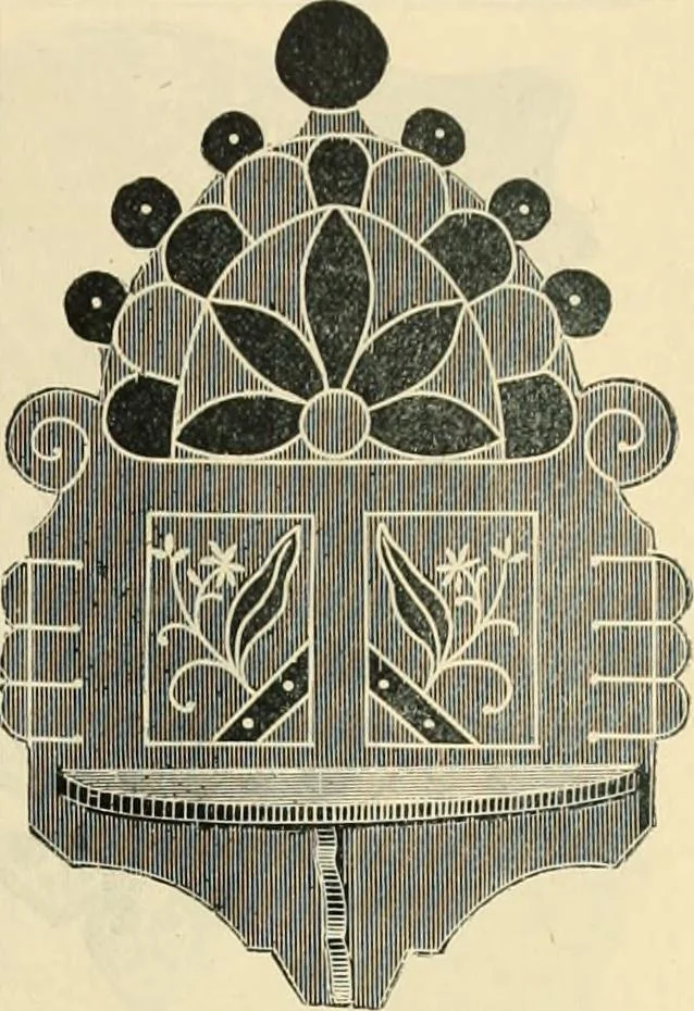 An illustration from Mouldings, mirrors, pictures and frames., 1884, leaf 214