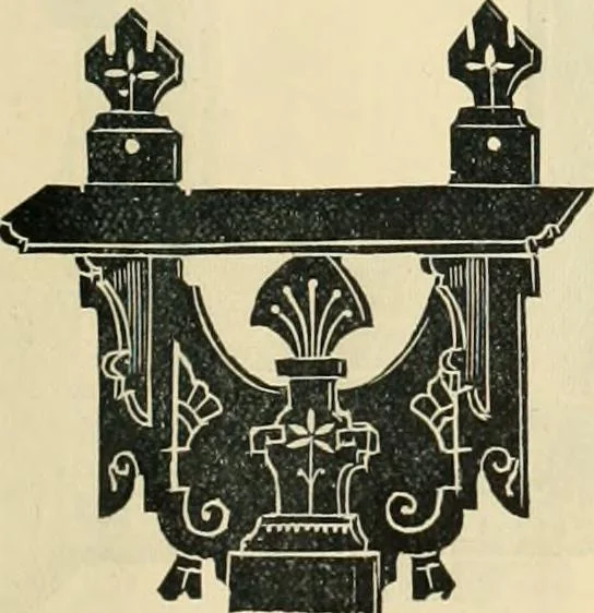 An illustration from Mouldings, mirrors, pictures and frames., 1884, leaf 214