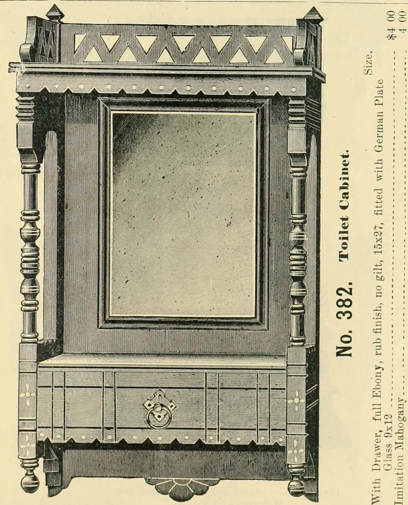 An illustration from Mouldings, mirrors, pictures and frames., 1884, leaf 214