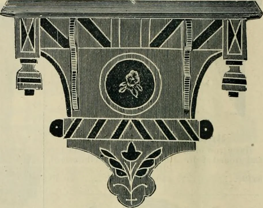 An illustration from Mouldings, mirrors, pictures and frames., 1884, leaf 215