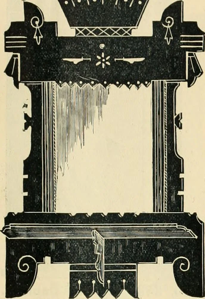 An illustration from Mouldings, mirrors, pictures and frames., 1884, leaf 216