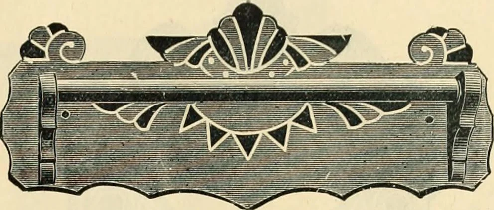 An illustration from Mouldings, mirrors, pictures and frames., 1884, leaf 216