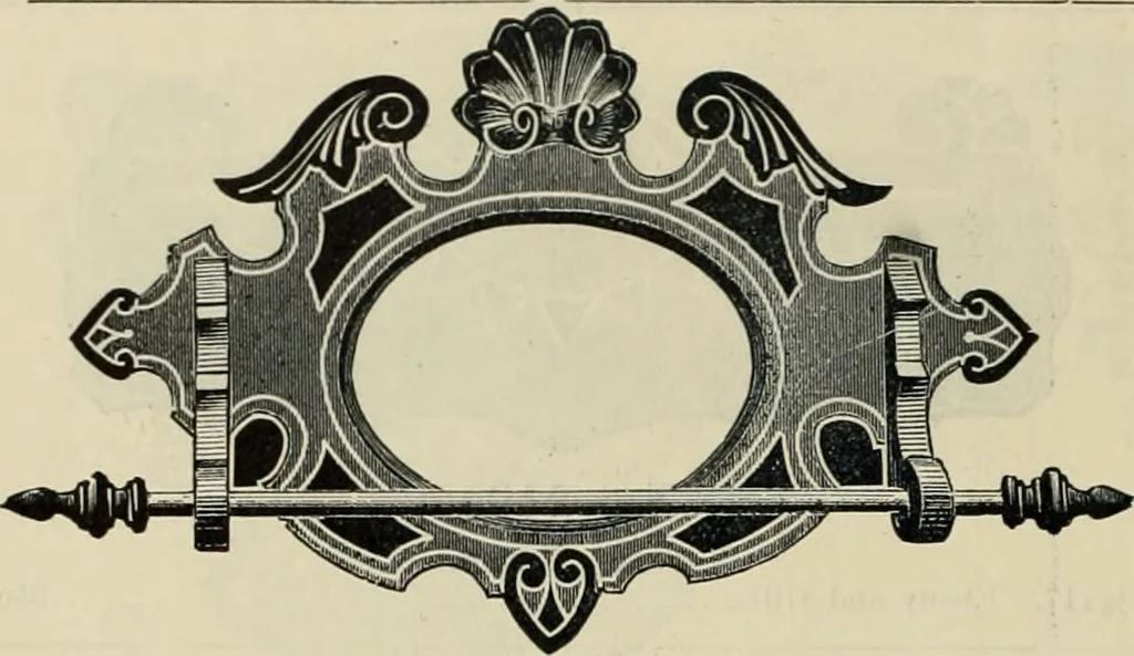 An illustration from Mouldings, mirrors, pictures and frames., 1884, leaf 217