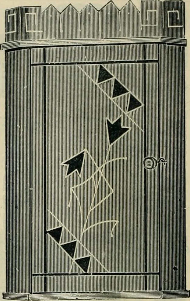 An illustration from Mouldings, mirrors, pictures and frames., 1884, leaf 217