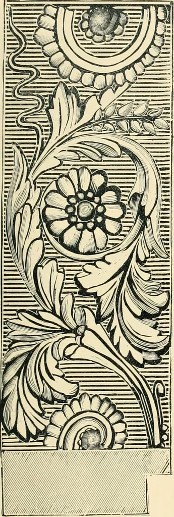 An illustration from Mouldings, mirrors, pictures and frames., 1884, leaf 22