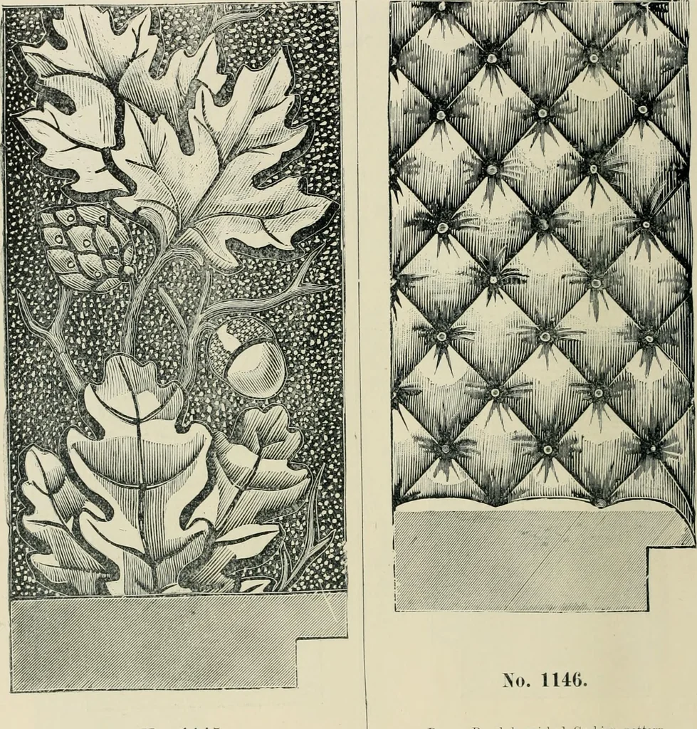 An illustration from Mouldings, mirrors, pictures and frames., 1884, leaf 23