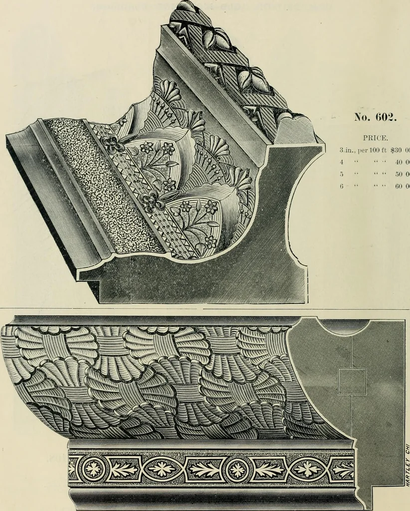 An illustration from Mouldings, mirrors, pictures and frames., 1884, leaf 31