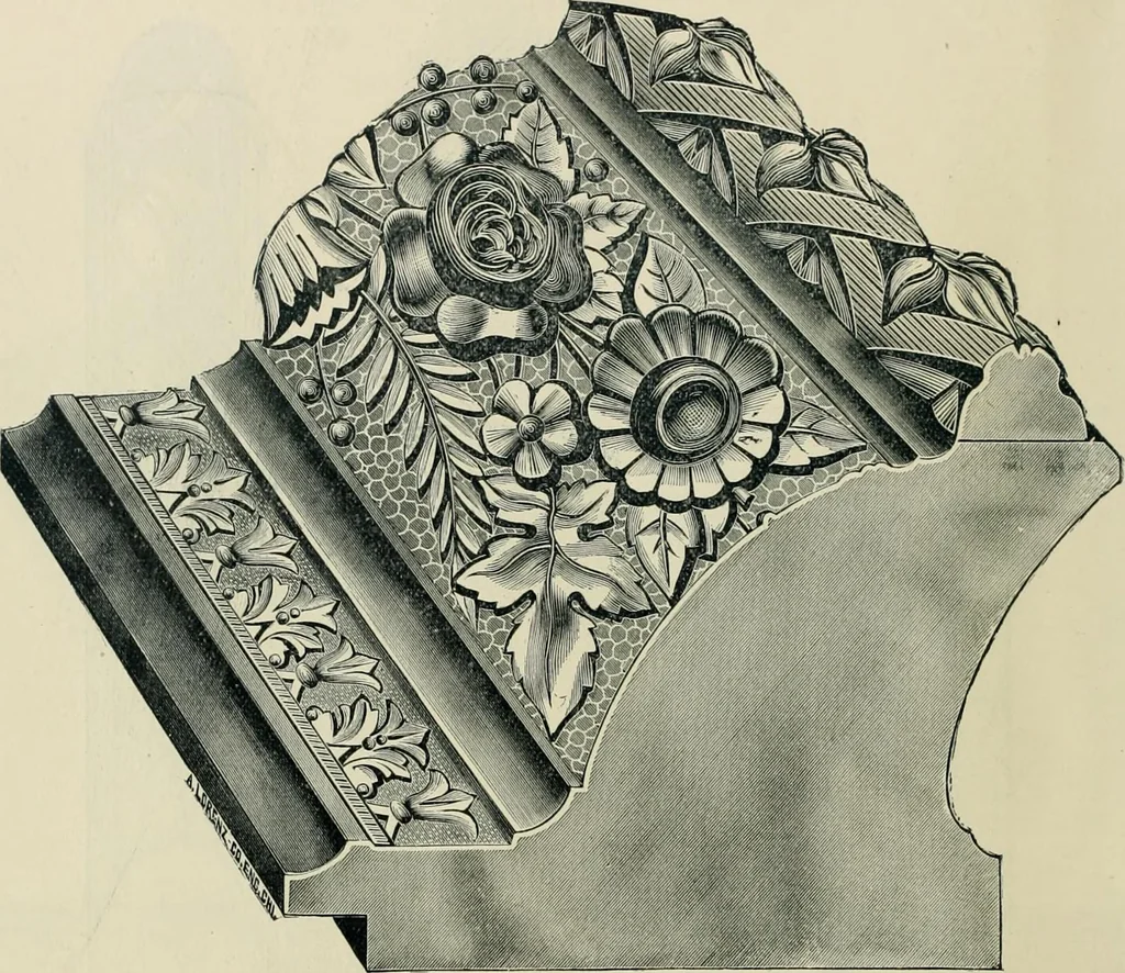An illustration from Mouldings, mirrors, pictures and frames., 1884, leaf 33