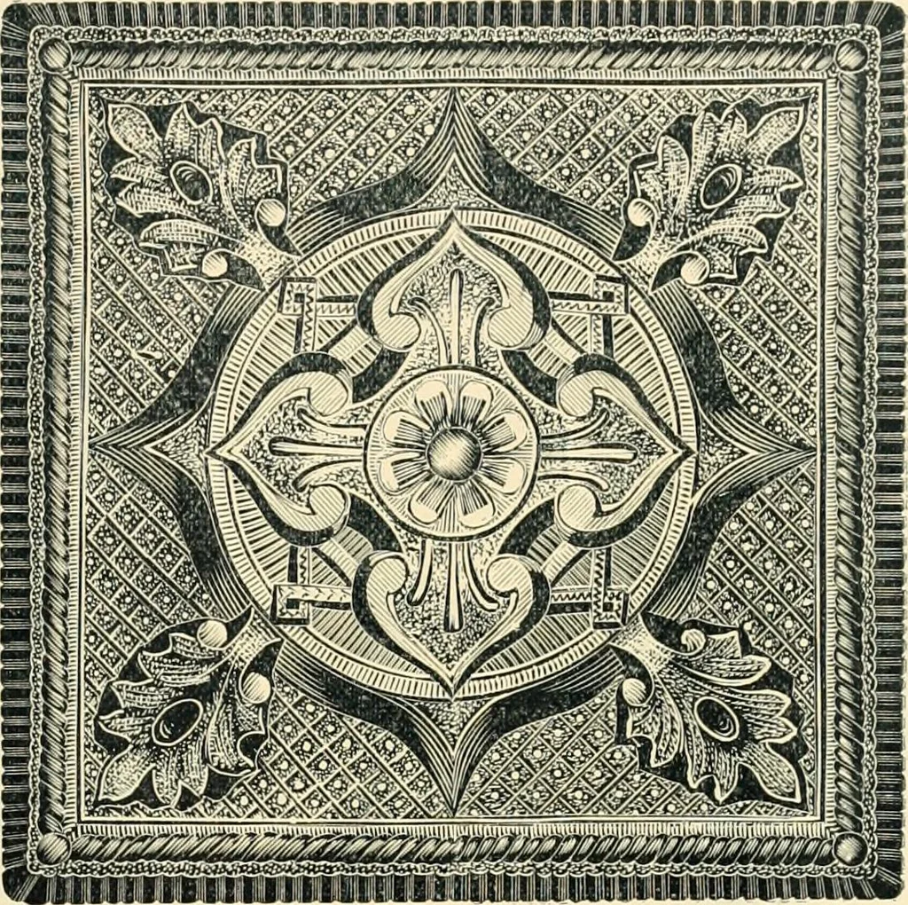 An illustration from Mouldings, mirrors, pictures and frames., 1884, leaf 34