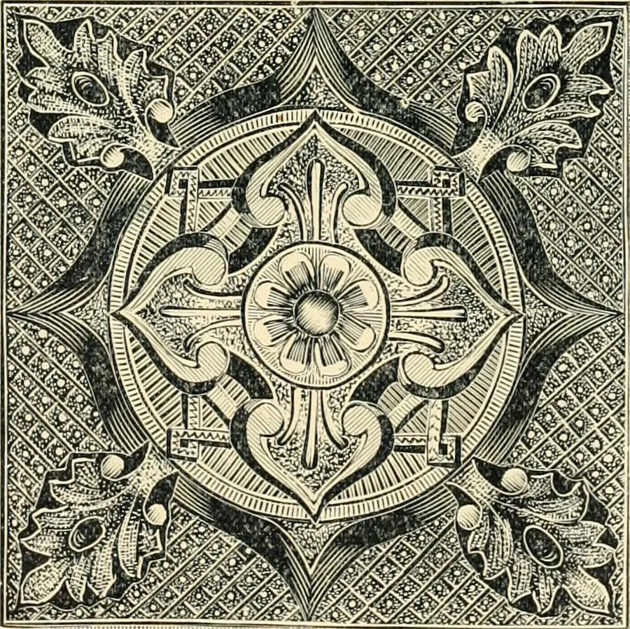 An illustration from Mouldings, mirrors, pictures and frames., 1884, leaf 34