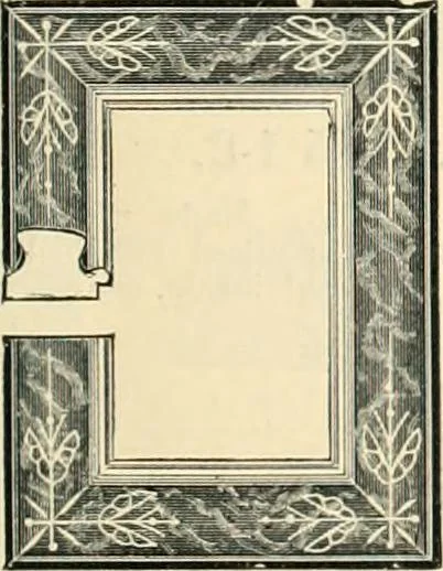 An illustration from Mouldings, mirrors, pictures and frames., 1884, leaf 36