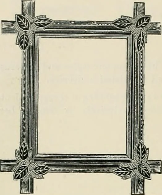 An illustration from Mouldings, mirrors, pictures and frames., 1884, leaf 37