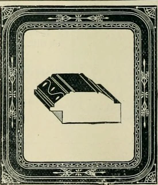 An illustration from Mouldings, mirrors, pictures and frames., 1884, leaf 37