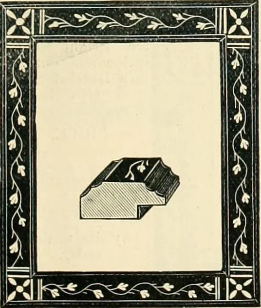 An illustration from Mouldings, mirrors, pictures and frames., 1884, leaf 38