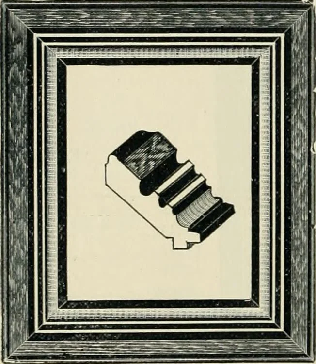 An illustration from Mouldings, mirrors, pictures and frames., 1884, leaf 39