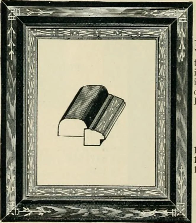An illustration from Mouldings, mirrors, pictures and frames., 1884, leaf 39