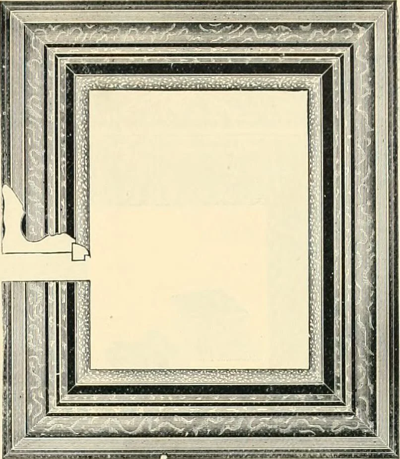 An illustration from Mouldings, mirrors, pictures and frames., 1884, leaf 40