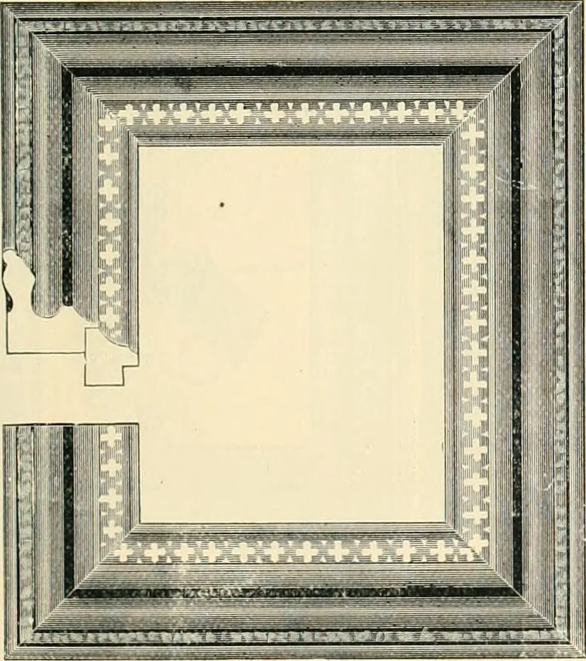 An illustration from Mouldings, mirrors, pictures and frames., 1884, leaf 44