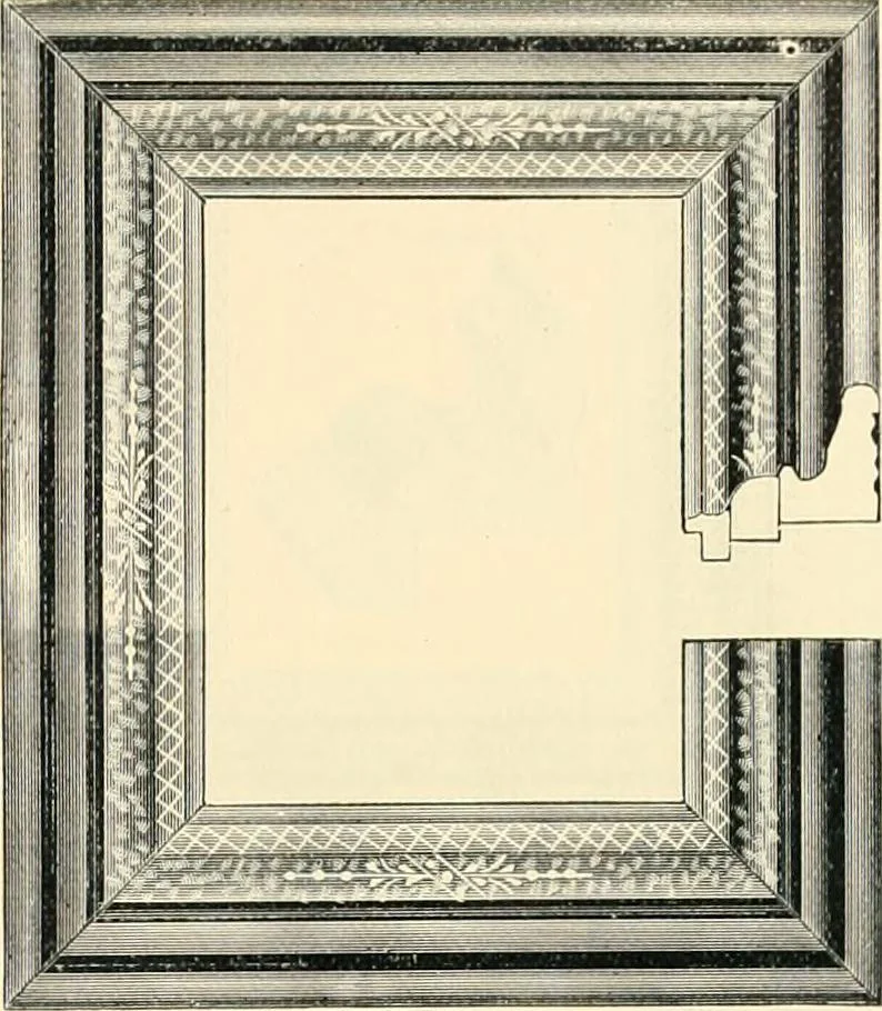 An illustration from Mouldings, mirrors, pictures and frames., 1884, leaf 44