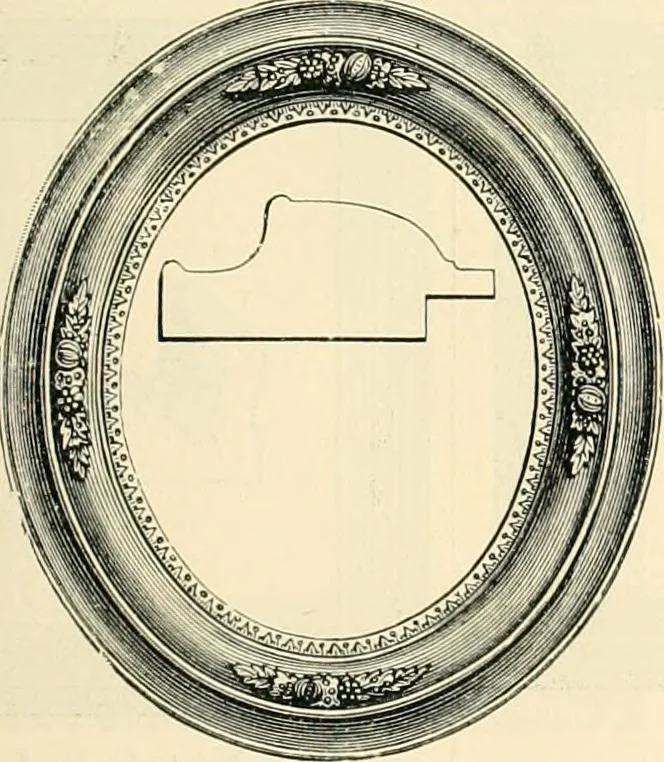 An illustration from Mouldings, mirrors, pictures and frames., 1884, leaf 46
