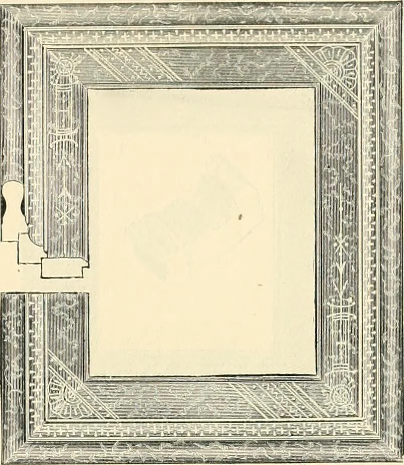 An illustration from Mouldings, mirrors, pictures and frames., 1884, leaf 46