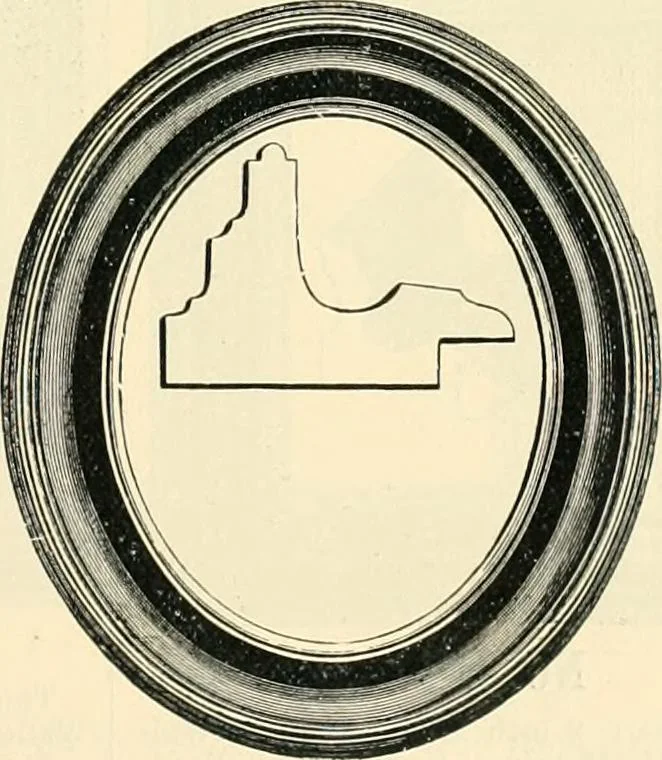 An illustration from Mouldings, mirrors, pictures and frames., 1884, leaf 46