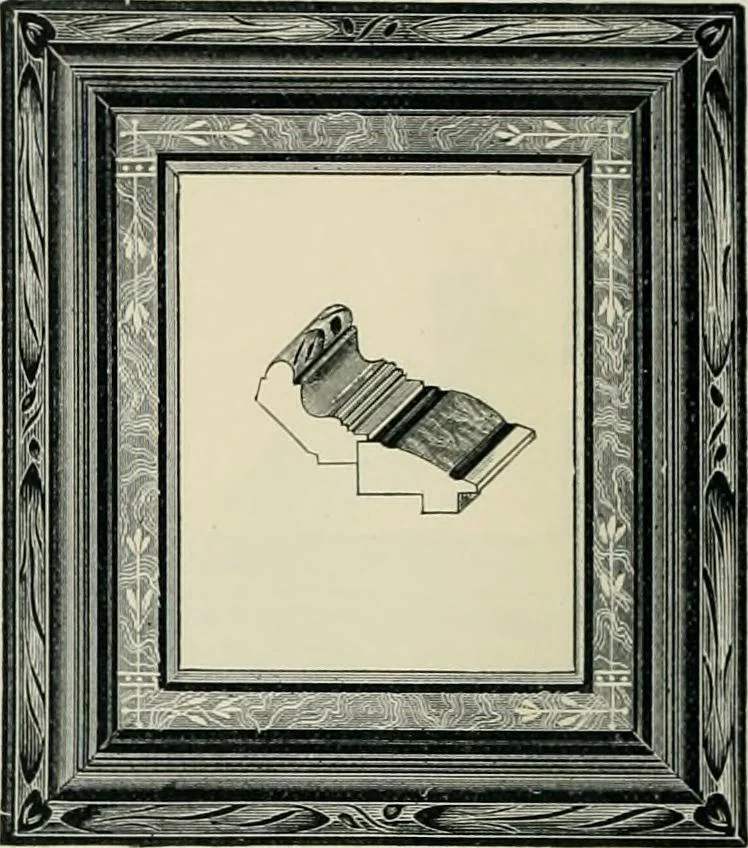 An illustration from Mouldings, mirrors, pictures and frames., 1884, leaf 47