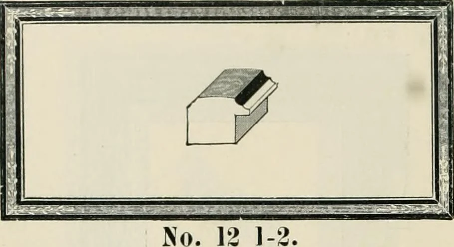 An illustration from Mouldings, mirrors, pictures and frames., 1884, leaf 49
