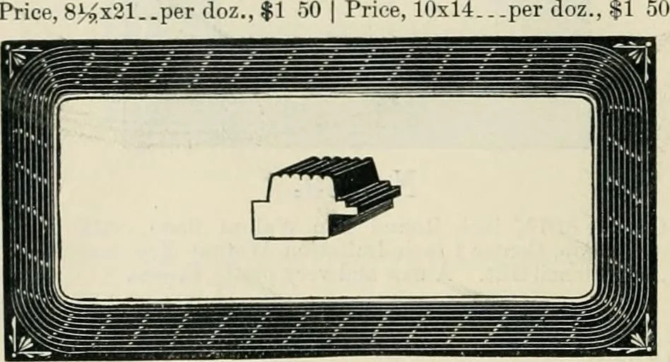 An illustration from Mouldings, mirrors, pictures and frames., 1884, leaf 49