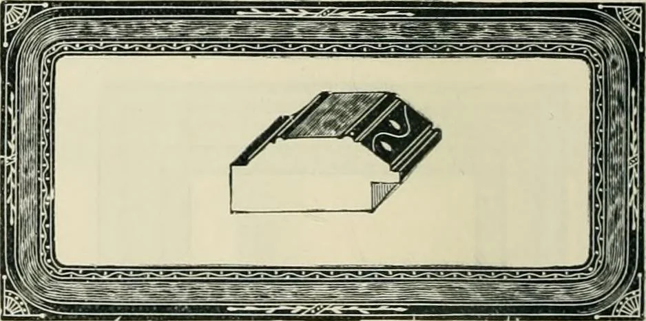 An illustration from Mouldings, mirrors, pictures and frames., 1884, leaf 49