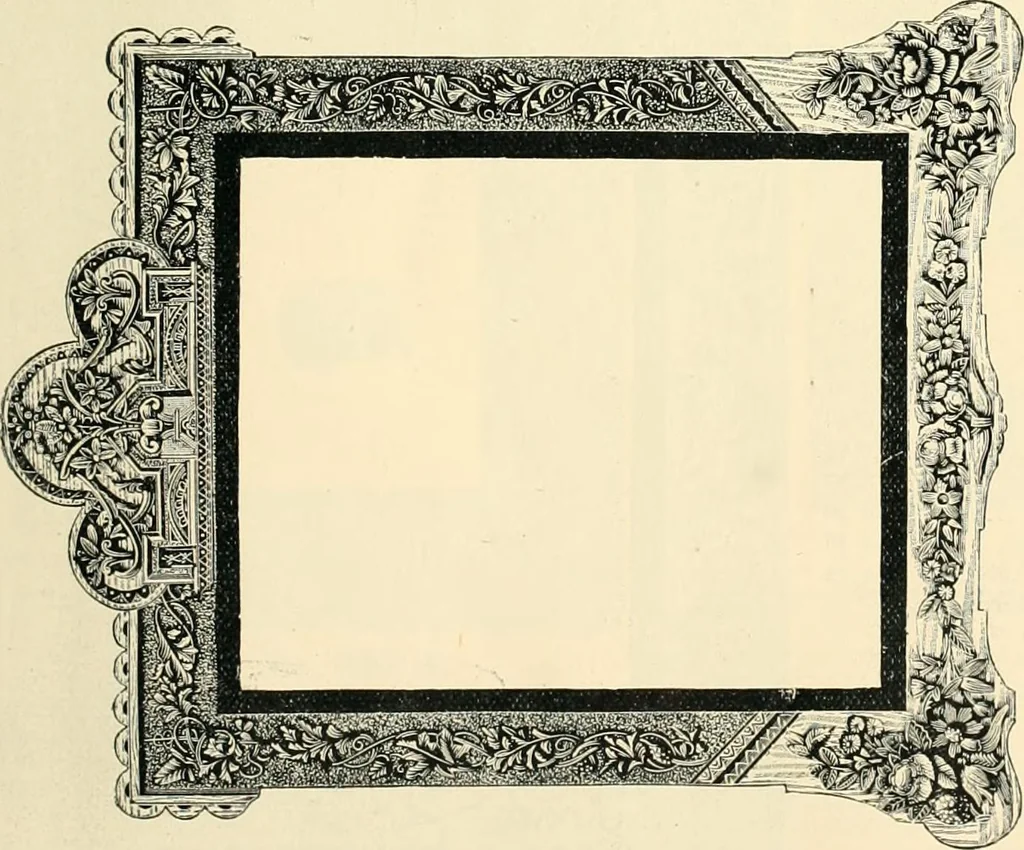 An illustration from Mouldings, mirrors, pictures and frames., 1884, leaf 54