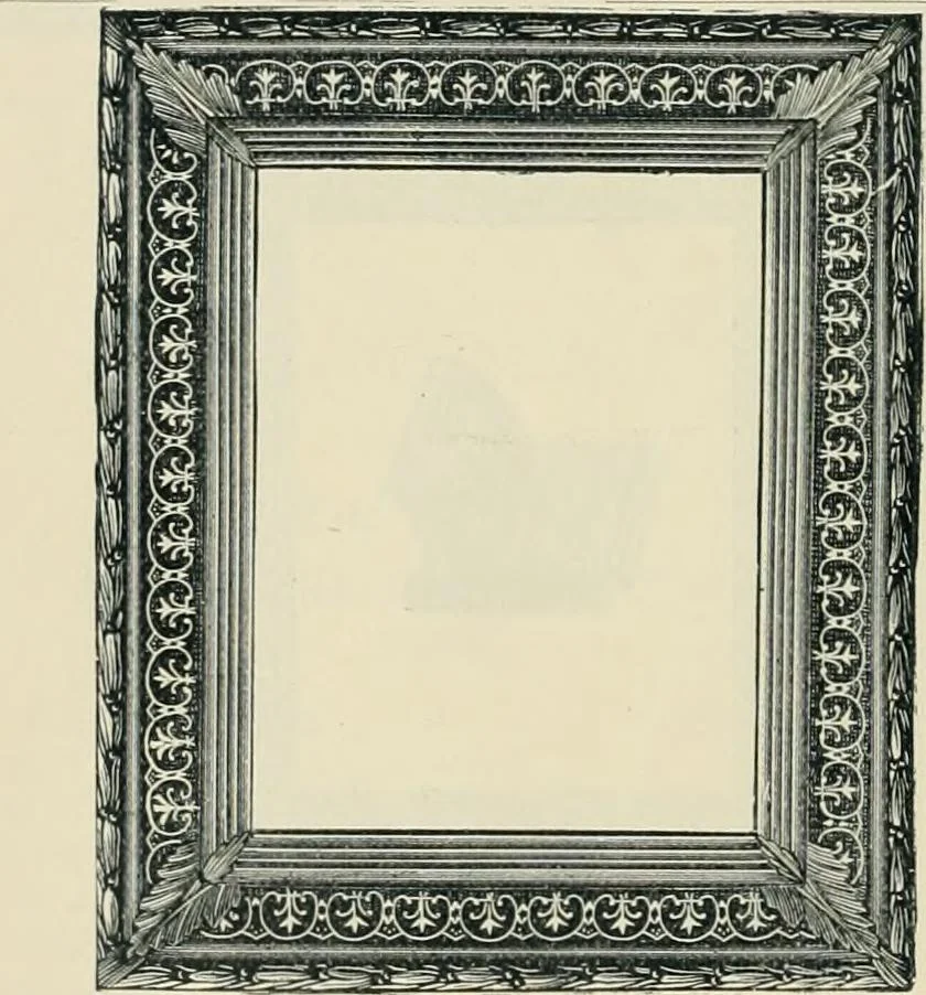 An illustration from Mouldings, mirrors, pictures and frames., 1884, leaf 57