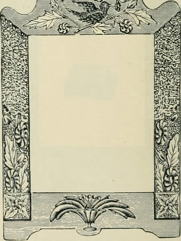 An illustration from Mouldings, mirrors, pictures and frames., 1884, leaf 57