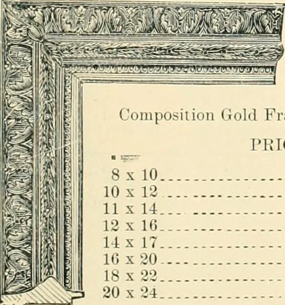 An illustration from Mouldings, mirrors, pictures and frames., 1884, leaf 58