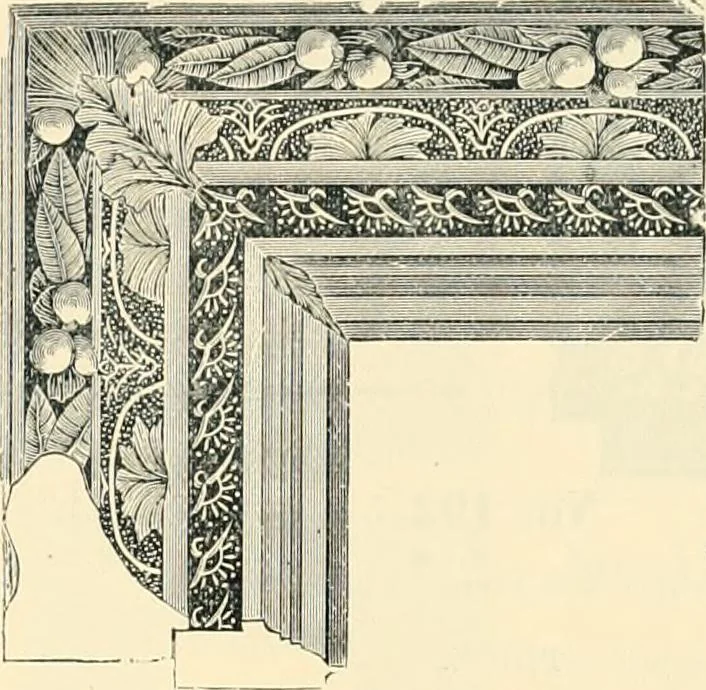 An illustration from Mouldings, mirrors, pictures and frames., 1884, leaf 58