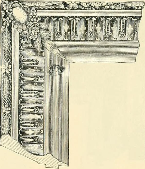 An illustration from Mouldings, mirrors, pictures and frames., 1884, leaf 58