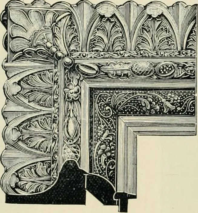 An illustration from Mouldings, mirrors, pictures and frames., 1884, leaf 59