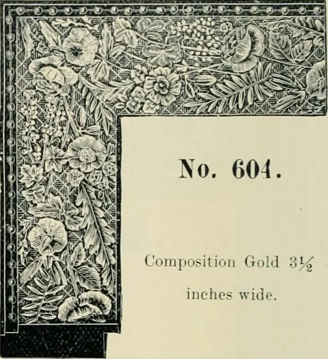 An illustration from Mouldings, mirrors, pictures and frames., 1884, leaf 59