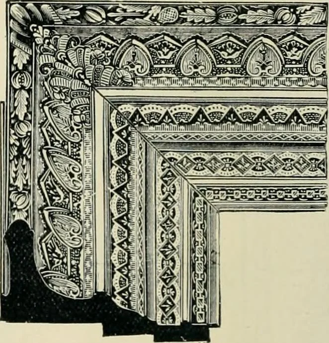 An illustration from Mouldings, mirrors, pictures and frames., 1884, leaf 59