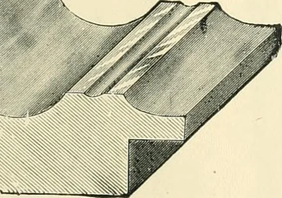 An illustration from Mouldings, mirrors, pictures and frames., 1884, leaf 6