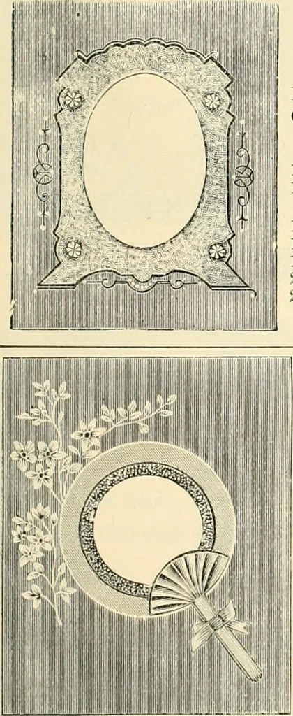 An illustration from Mouldings, mirrors, pictures and frames., 1884, leaf 60